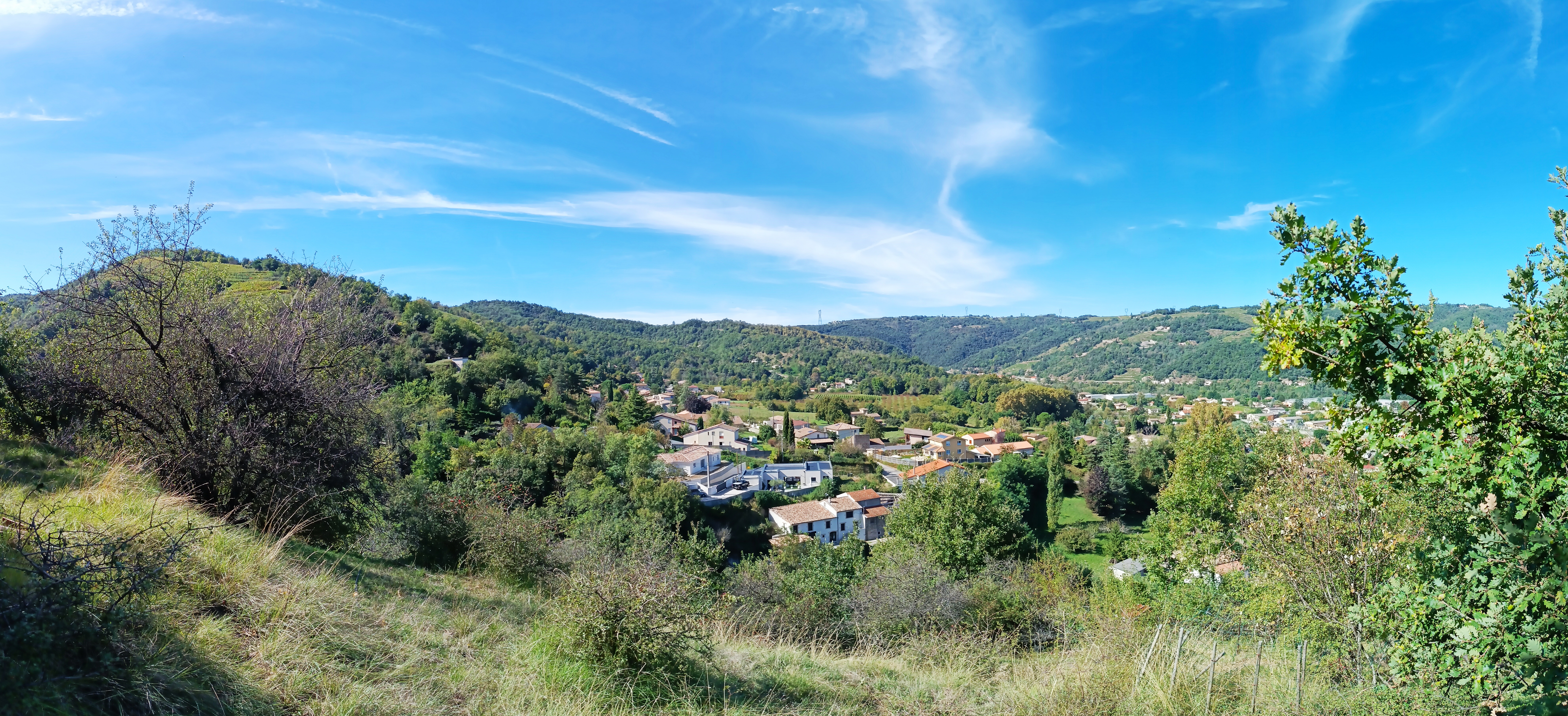 Vue panoramique depuis la propriété